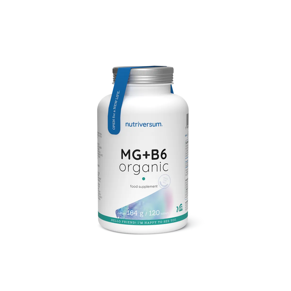 MG B6 ORGANIC - Unflavoured - 120 tabs